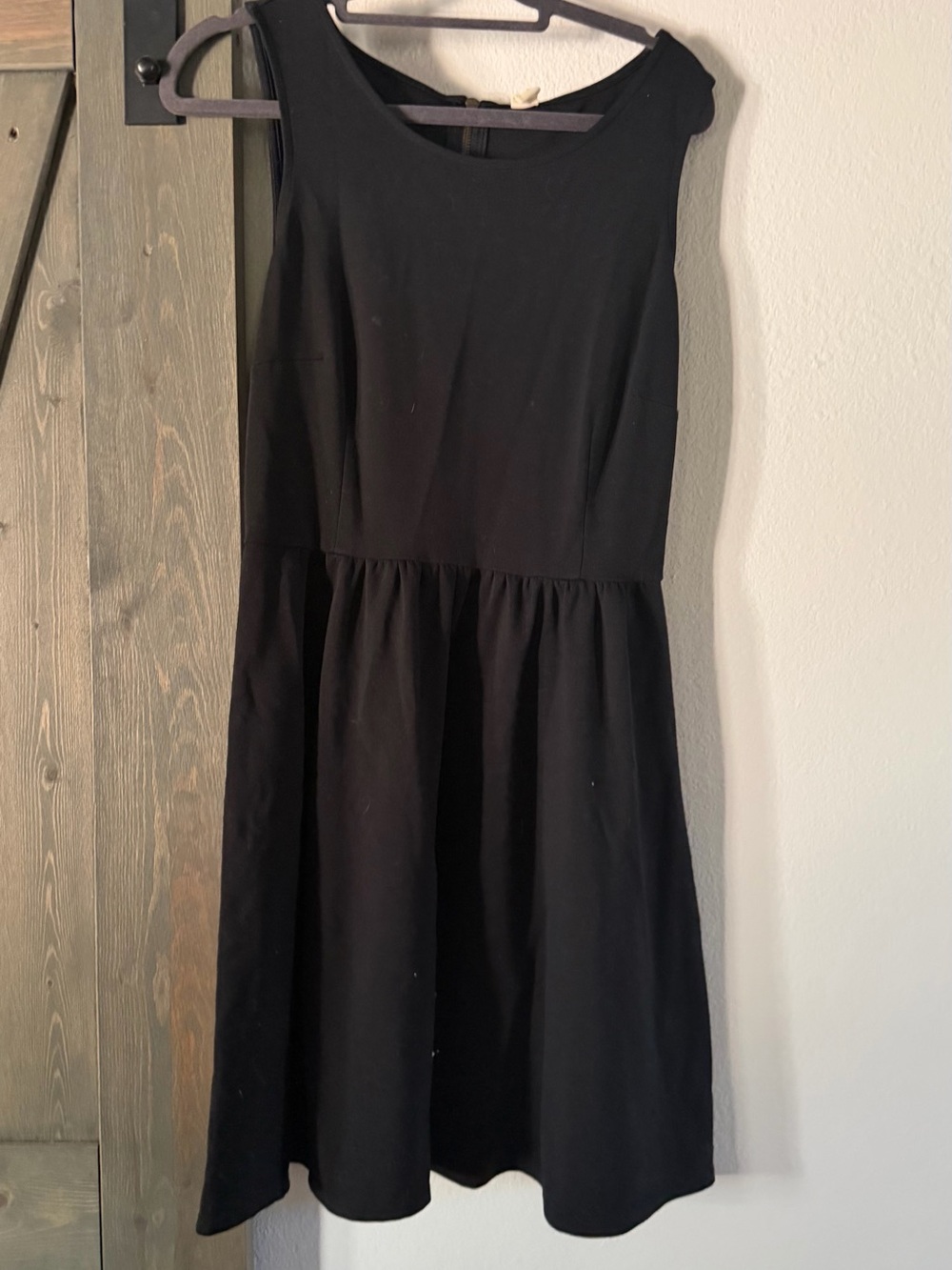 Classic Black Sleeveless Fit-and-Flare Dress